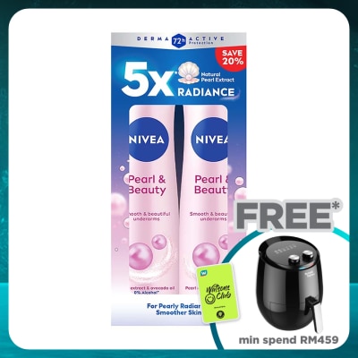 NIVEA Deodorant Pearl Beauty Spray Twin Pack 2 x 150ml