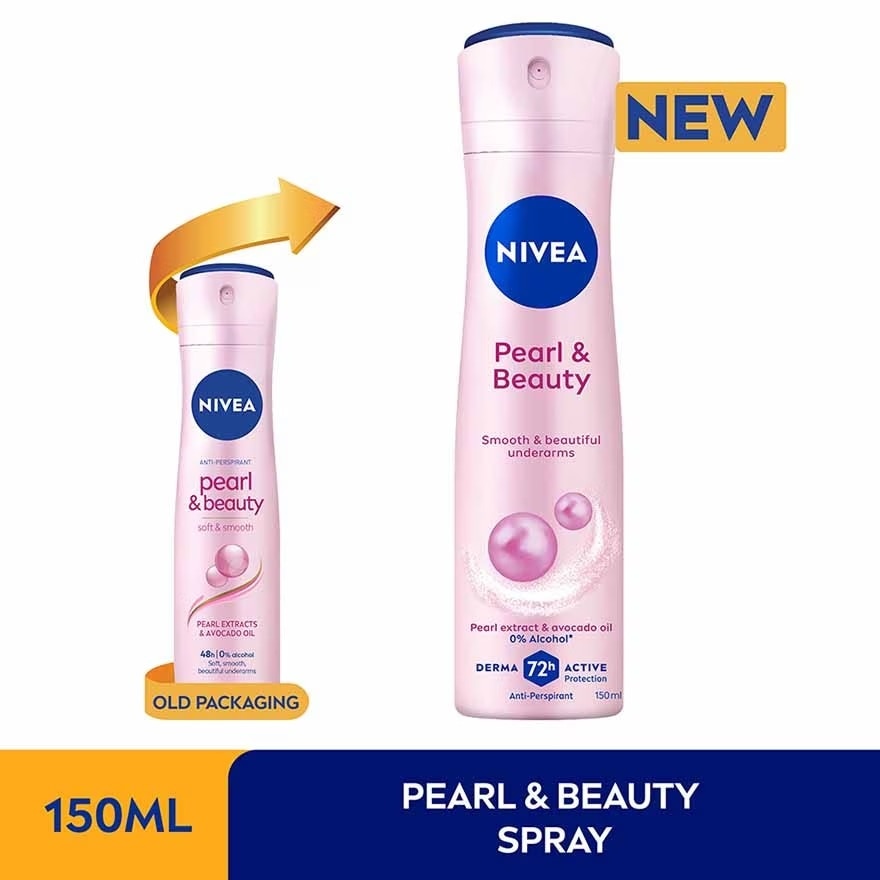 Deodorant Pearl Beauty Spray Twin Pack 2 x 150ml