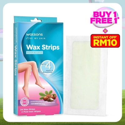 WATSONS Wax Strips Sensitive Skin 24s