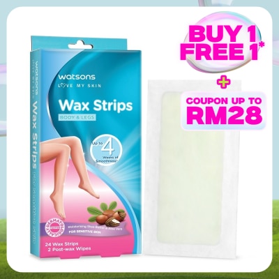 WATSONS Wax Strips Sensitive Skin 24s