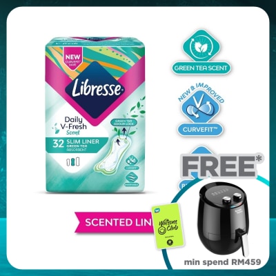 LIBRESSE Green Tea Slim Liner 32’s