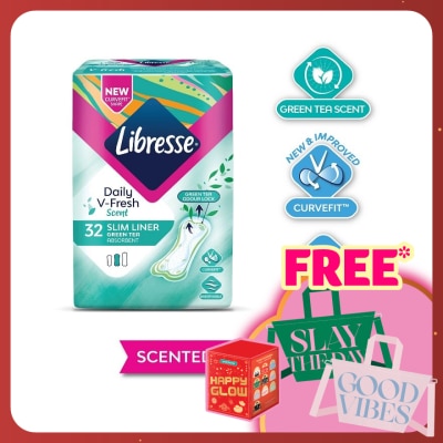 LIBRESSE Green Tea Slim Liner 32’s