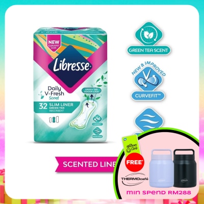 LIBRESSE - Green Tea Slim Liner 32’s