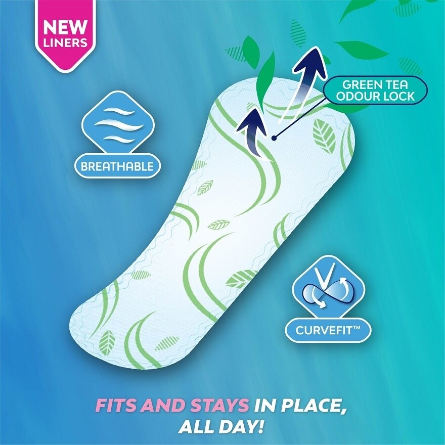 Green Tea Super Slim Pantyliner 40's