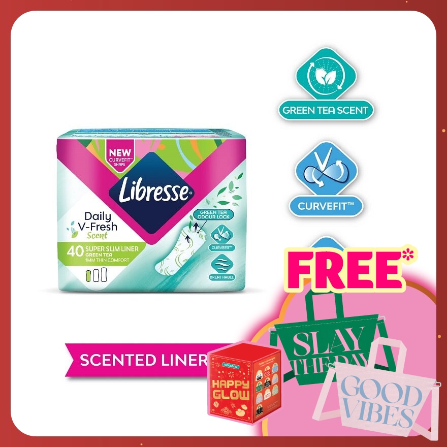 Green Tea Super Slim Plantyliner 40's