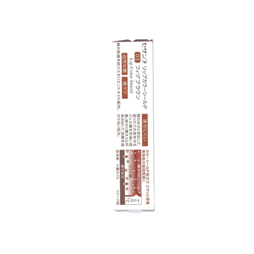 LIP COLOR SHIELD 01 FIG BROWN