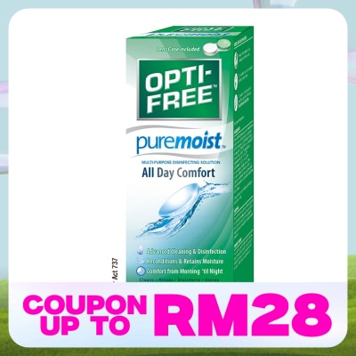 OPTI FREE PUREMOIST Multipurpose Disinfecting Solution 300mL