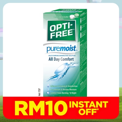 OPTI FREE PUREMOIST Multipurpose Disinfecting Solution 300mL