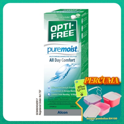 OPTI FREE - PUREMOIST Multipurpose Disinfecting Solution 300mL