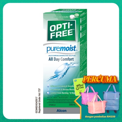 OPTI FREE - PUREMOIST Multipurpose Disinfecting Solution 300mL