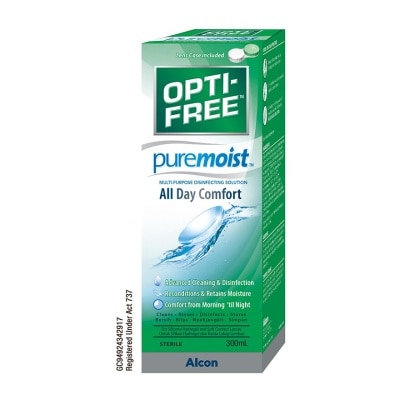 OPTI FREE PUREMOIST Multipurpose Disinfecting Solution 300mL