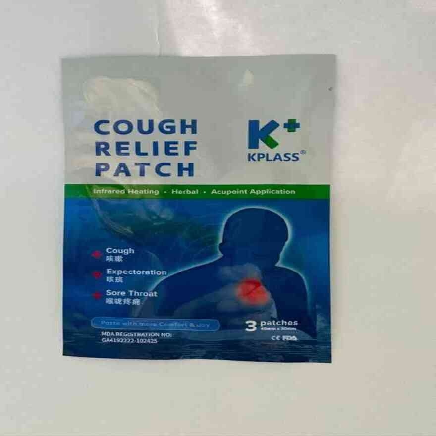 Cough Relief Patch with Infrared and Herbal 3's