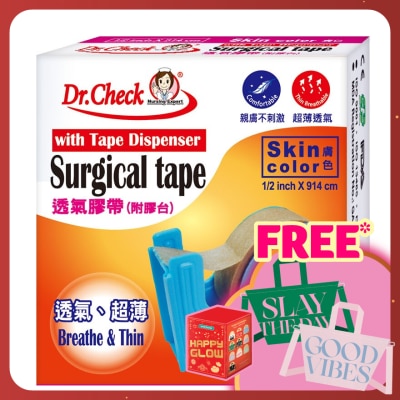 DR.CHECK Surgical Tape 1/2 inch x 914cm