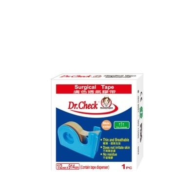 DR.CHECK Surgical Tape 1/2 inch x 914cm