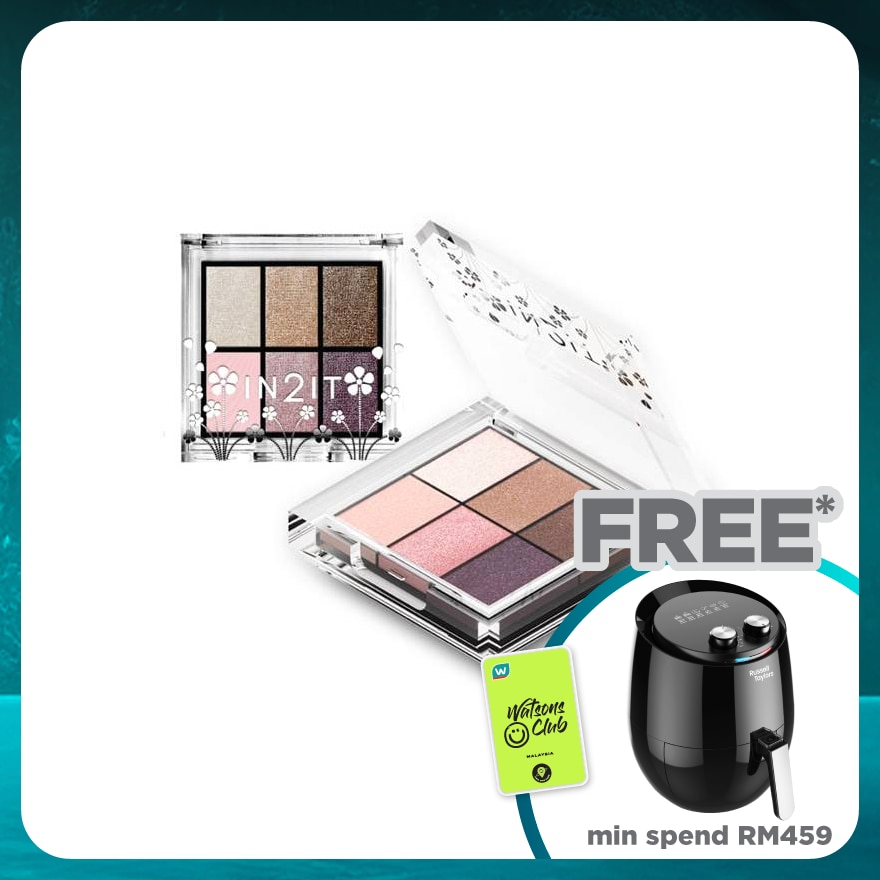 IN2IT Nude 6 eye colour palette