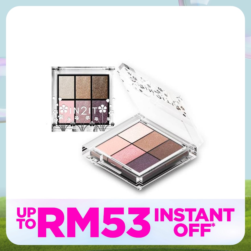 IN2IT Nude 6 eye colour palette