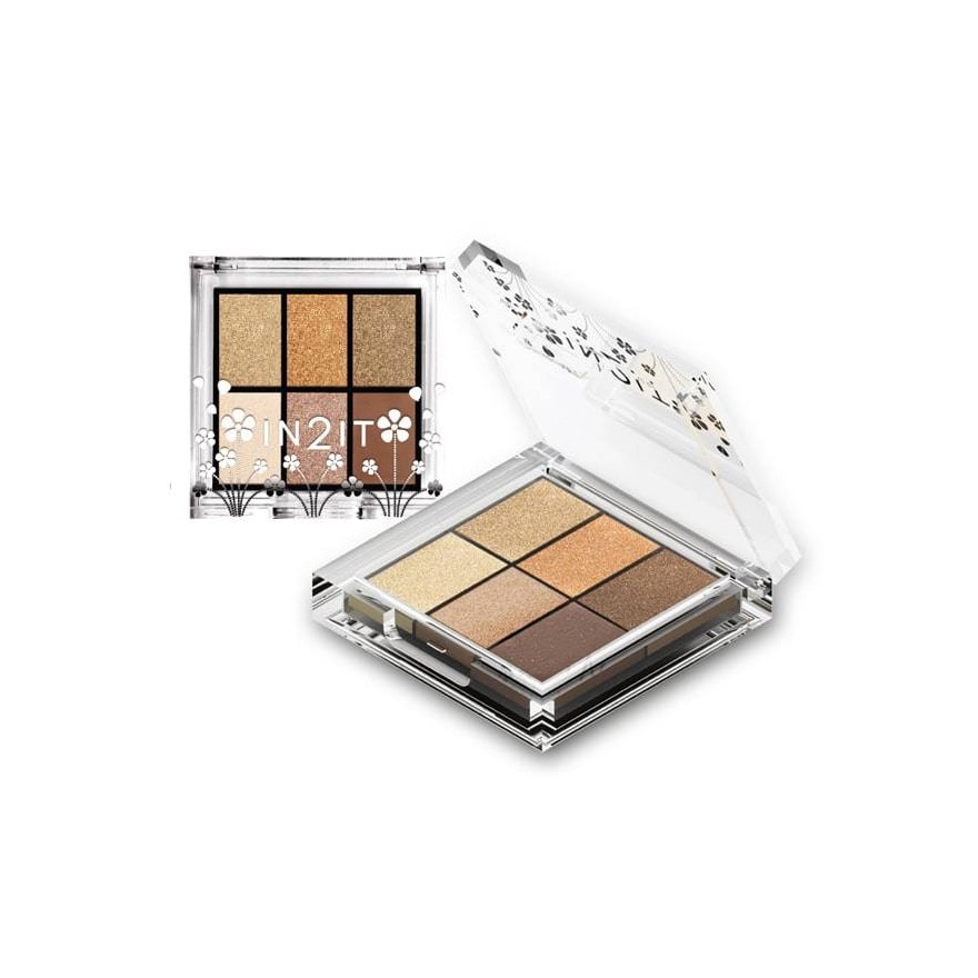 Nude 6 Eye Colour Palette Earth ESN02