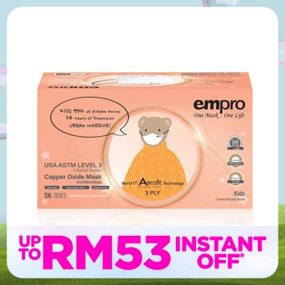 EMPRO Aerofit Copper Oxide Face Mask For Kids 50's