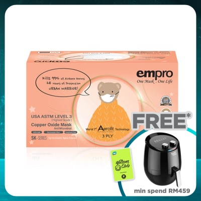 EMPRO Aerofit Copper Oxide Face Mask For Kids 50's