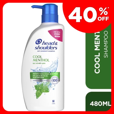 HEAD&SHOULDERS Cool Menthol Shampoo 480ml