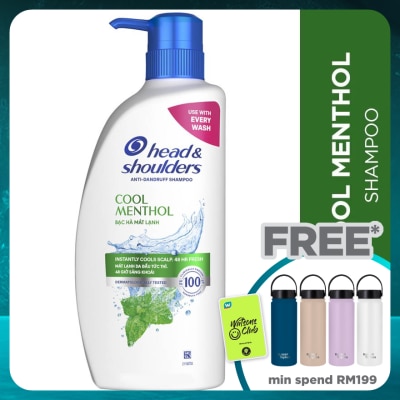 HEAD&SHOULDERS Cool Menthol Shampoo 480ml
