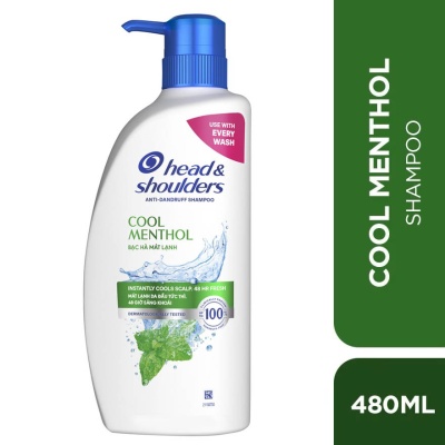 HEAD&SHOULDERS - Cool Menthol Shampoo 480ml