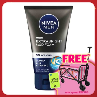 NIVEA FOR MEN Extra Bright Mud Foam 100g