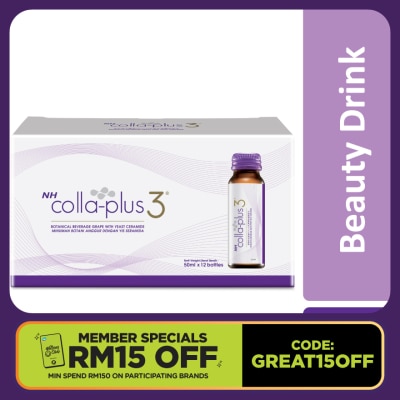 NH Colla Plus 3 &  Yeast Ceramide 50ml X 12's