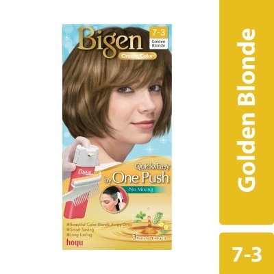 BIGEN One Push Hair Color 7.3 Golden Blonde 1's