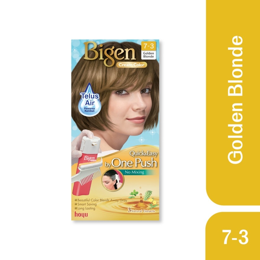 One Push Hair Color 7.3 Golden Blonde 1's