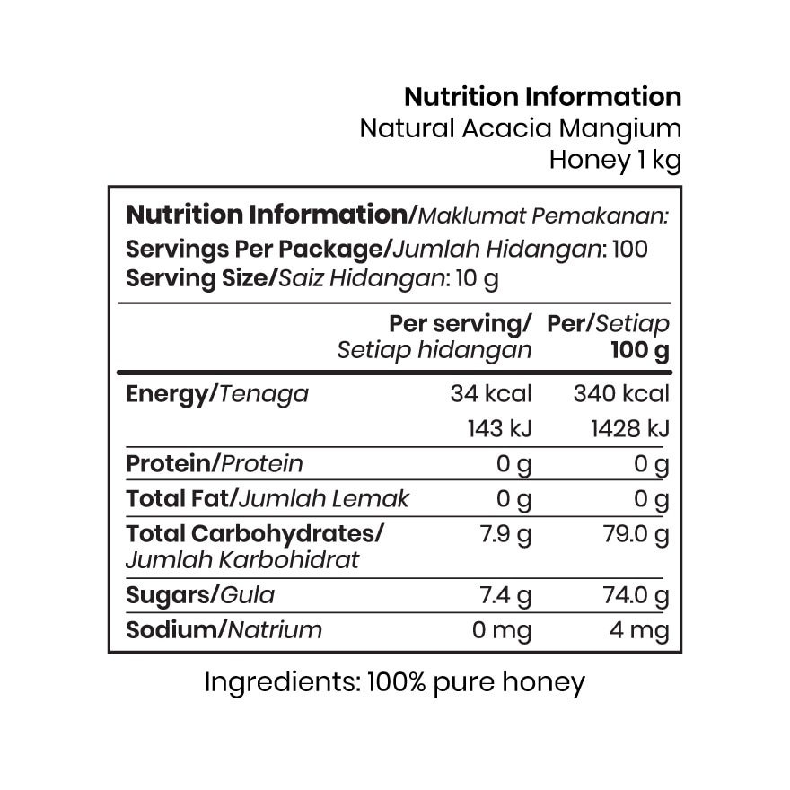 Country Farm Acacia Mangium Honey 1 kg