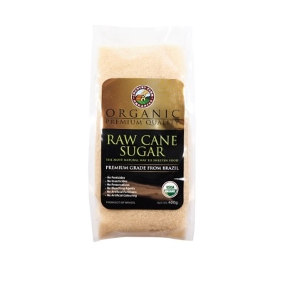 COUNTRY FARM Organic Premium Quality Raw Cane Sugar 400g