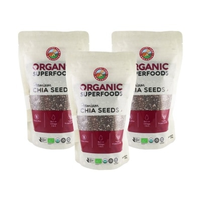 COUNTRY FARM Organic Chia Seeds 3 x 300g