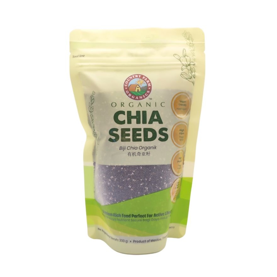 Organic Chia Seeds 3 x 300g image