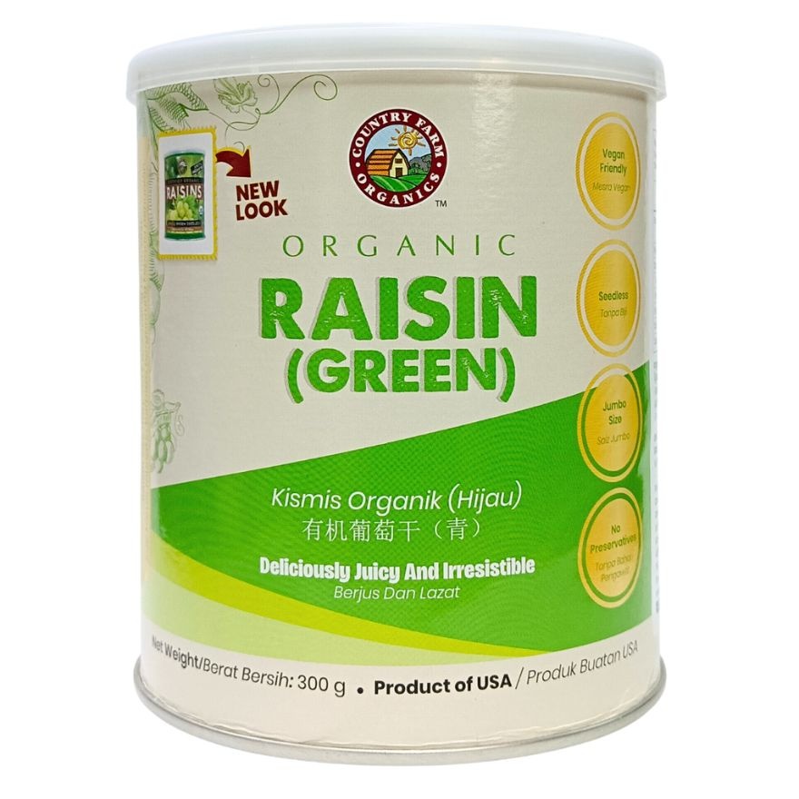 Organic Raisins 2 x 300g (Red & Green Seedless) image