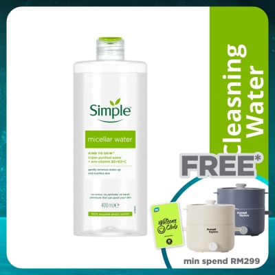 SIMPLE Micellar Cleansing Water 400ml