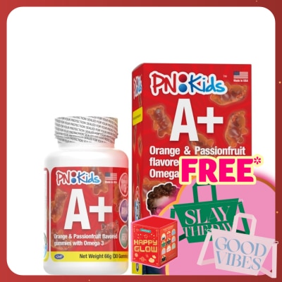 PNKIDS A+ Omega 3 DHA & EPA Gummies 30s