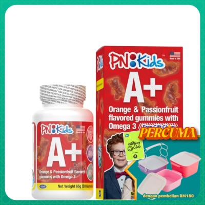 PNKIDS - A+ Omega 3 DHA & EPA Gummies 30s