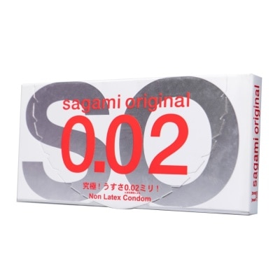 SAGAMI Original 0.02 Non Latex Condom 2's