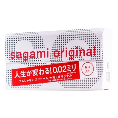 SAGAMI Original 0.02 Non Latex Condom 6's