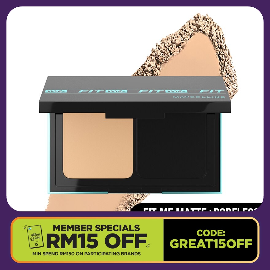 Fit Me Ultimate Two Way Cake 128 Warm Nude