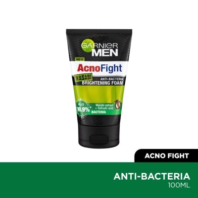 GARNIER MEN Acno Fight Wasabi Anti-Bacteria Foam 100ml