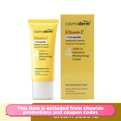 COSMODERM Vitamin E Intensive Moisturising Cream 3,000 I.U. 50ml