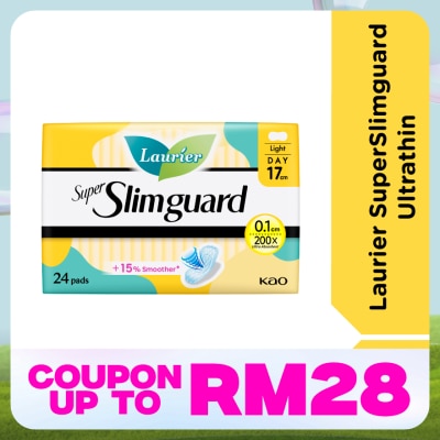 LAURIER Super Slimguard Sanitary Pad 17cm 24's