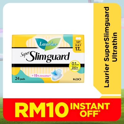 LAURIER Super Slimguard Sanitary Pad 17cm 24's