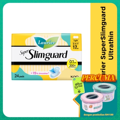 LAURIER Super Slimguard Sanitary Pad 17cm 24's