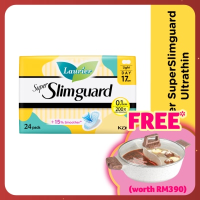 LAURIER Super Slimguard Sanitary Pad 17cm 24's