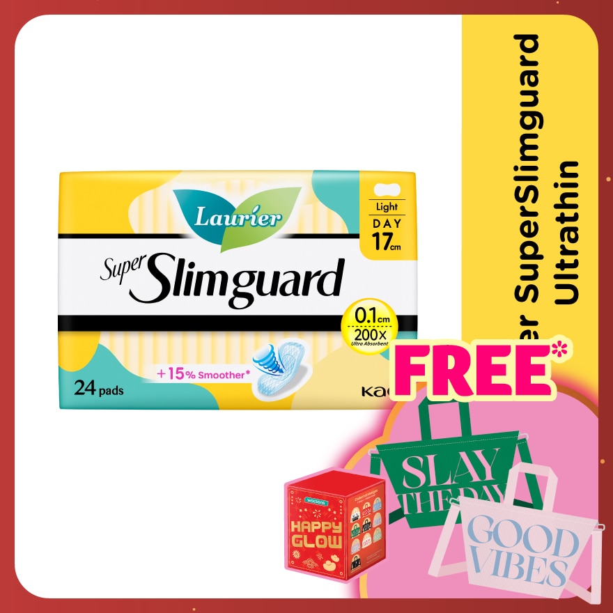 Super Slimguard Sanitary Pad 17cm 24's