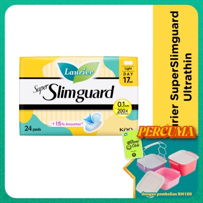 LAURIER - Super Slimguard Sanitary Pad 17cm 24's