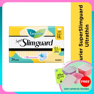 LAURIER Super Slimguard Sanitary Pad 17cm 24's
